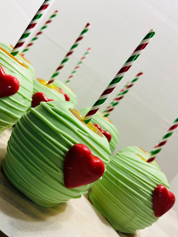 Christmas gourmet caramel apple ( 1)